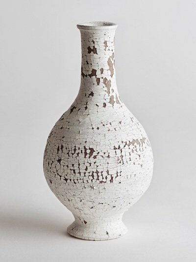 cracked slip vase