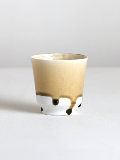 cup with ash glaze